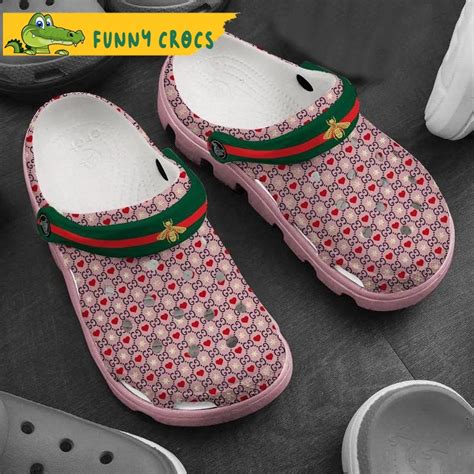 pink gucci crocs|gucci platform crocs.